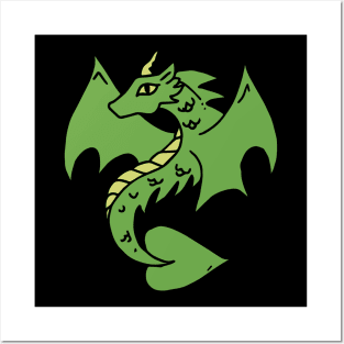 Green Dragon Posters and Art